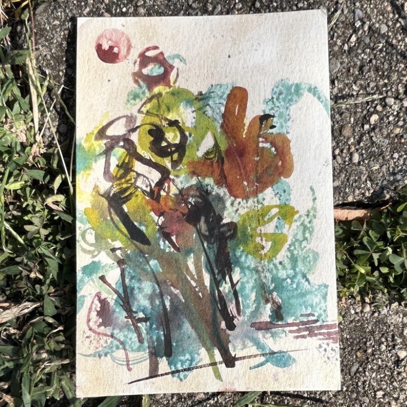 As if each leaf that touches the ground is a lyric