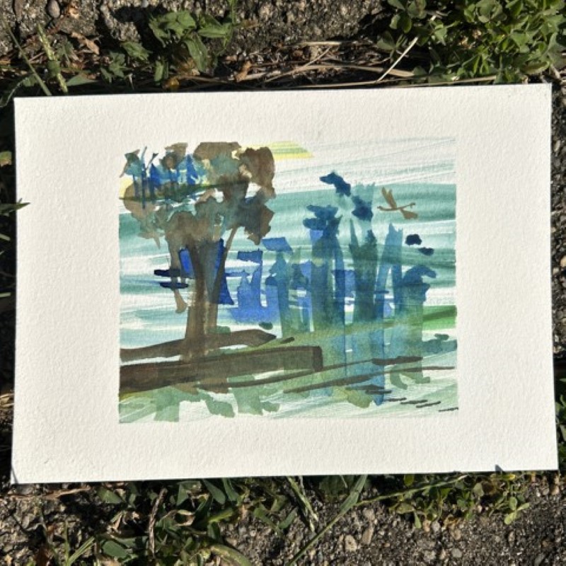 Wind-Washed Vernal Pool in Central Ohio @ First Light